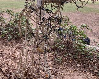Lit Angel Yard Art