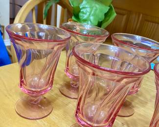 Fostoria Pink Goblets