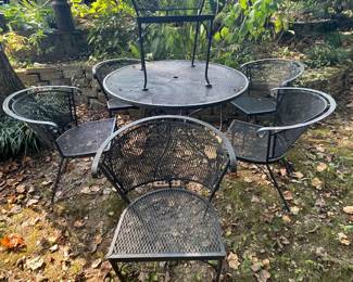 patio table and 6 chairs