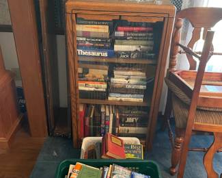 Lots of books. Some vintage books. 