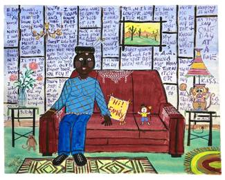 Sallie Lou P. Eakins Signed Acrylic on Canvas