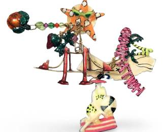 Lunch At The Ritz Abstract Hollywood Brooch