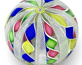 St Louis Artistic Crystal Paperweight