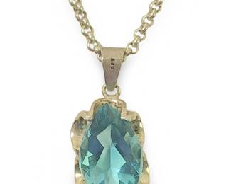 Wonderful Sterling Silver Tourmaline Pendant