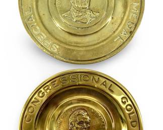 1982 Special Congressional John Wayne Brass Plates