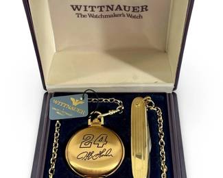 Jeff Gordon #24 Wittnauer Pocket Watch & Knife Set