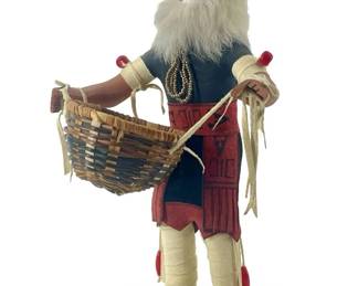 Native American Basket-Wielding Kachina