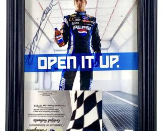 Jeff Gordon Signed Pepsi Promo w/ COA