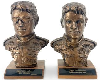 2pc Jeff Gordon Ceramic Busts 123/1000