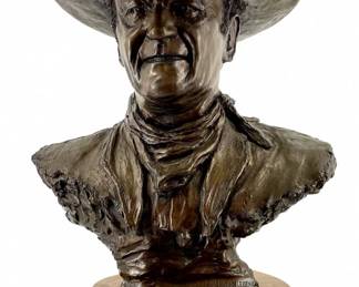 Big Zane Cruse An American Legend John Wayne Bust