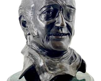 1979 John Wayne Bronze Bust by Jay Capps