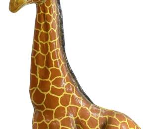 Bustamante Style Signed Arco Giraffe Mache Art