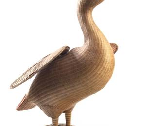 Woven Wicker Rattan Cormorant Heron Box