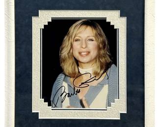 Autographed Barbara Streisand Headshot