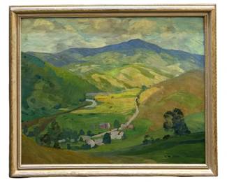 Signed Dorothy Philips Oil on Panel