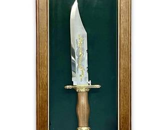 Cased John Wayne Commemorative Bowie