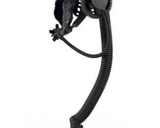 Signed Smokler Welded Metal Abstract Sculpture