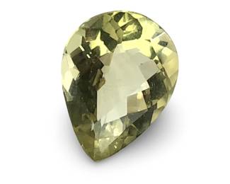 Approximately 9ct Pear Shape Lemon Quartz Gemstone