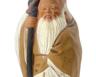 Japanese Hakata Urasaki Clay Doll