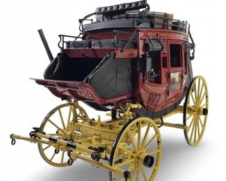 Franklin Mint Wells Fargo Stagecoach Die Cast