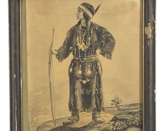 âOn The Lookoutâ Blanche Walsh Portrait Print