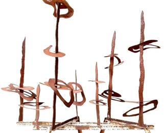 Original Skip Fox Architectural Design Sculpture