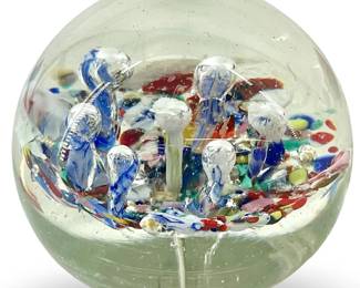 St Louis Artistic Crystal Paperweight