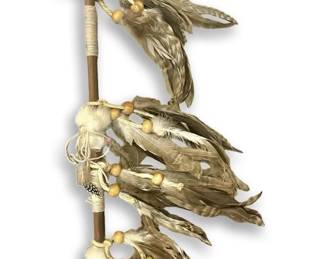 Native American Wooden Medicine Stick