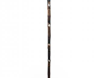 Carved Wood Japanese Figural Walking Stick