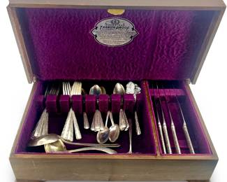 Candlelight Pattern Sterling Flatware Set