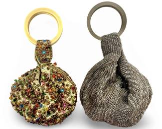 2pc Ricki Designs Hoop Handled Purses