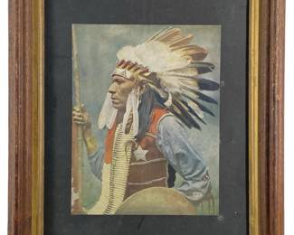 Colorized photo of Chief Henry Jones