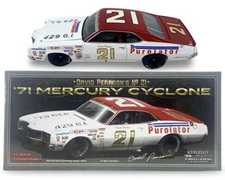 Signed David Pearson 1971 Mercury Cyclone