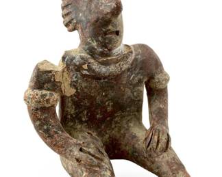 Pre Columbian Nayarit Seated Figure