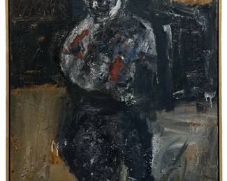 Signed Mexican Impressionist Oil on Canvas