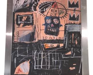 Jean-Michel Basquiat Abstract Graffiti Art