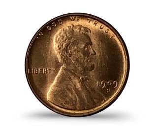 1909 Lincoln Liberty Wheat Penny Cent