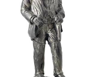 Pewter âWyatt Earp" Michael Ricker Sculpture