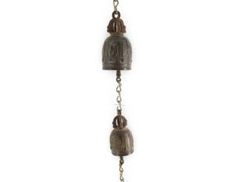 Vintage 3 Buddhist Meditation Bell Wind Chime