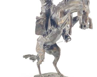 âThe Bronco Buster" Bronze by Frederic Remington