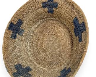 Vintage Native American Hand Woven Basket bowl