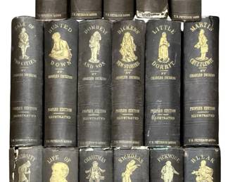 17 Charles Dickens Peopleâs Edition Books