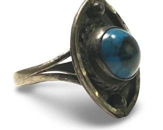 Native American Sterling Turquoise Ring