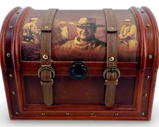 Bradford Exchange John Wayne Stagecoach Trunk