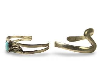 (2) Charming Native American Sterling Bracelets