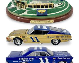 Mario Andretti & Ned Jarrett #11 Cars & Speedway