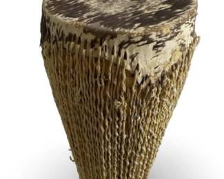 Vintage African Goat Leather Djembe Drum