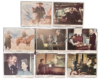 8pc Framed âThe Shootist" Theater Cards