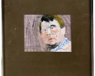 Signed W. Lee Savage Acrylic on Paper