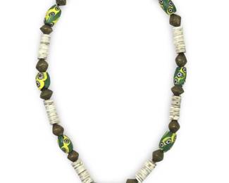 Terrific Africa Trade Brass Bead Necklace
